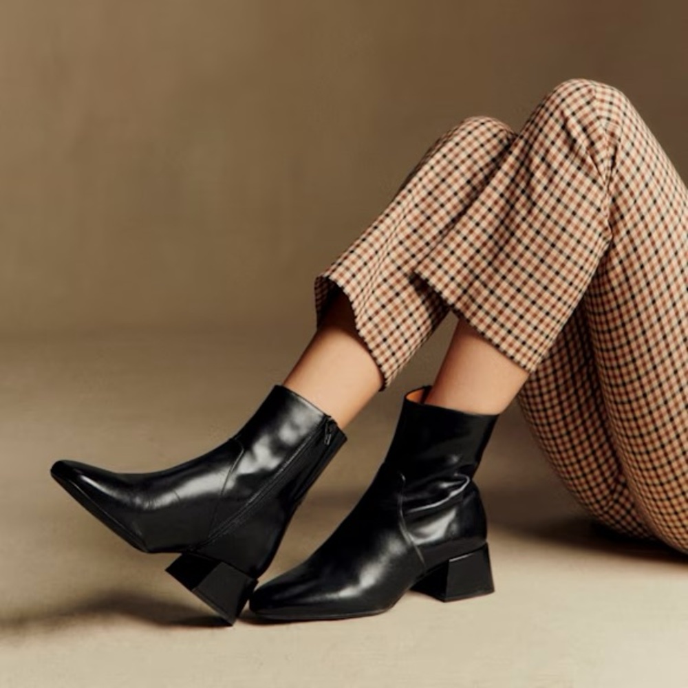 Sezane Black Ankle Boots
